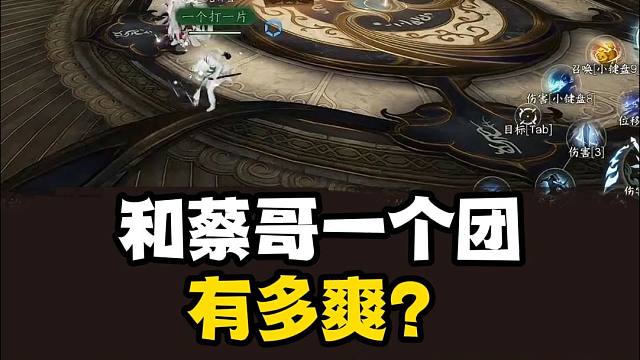 和蔡哥一个团有多爽？给团长开心坏了