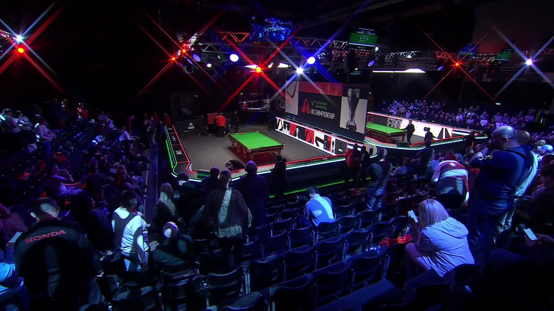 罗尼·奥沙利文VS巴里·霍金斯 2024斯诺克英国锦标赛 清流