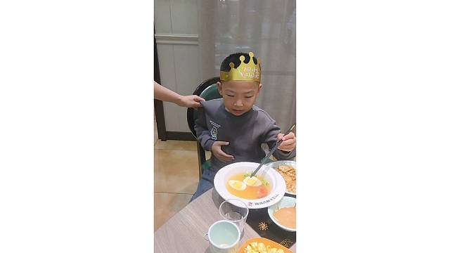 一点都没吃到嘴里