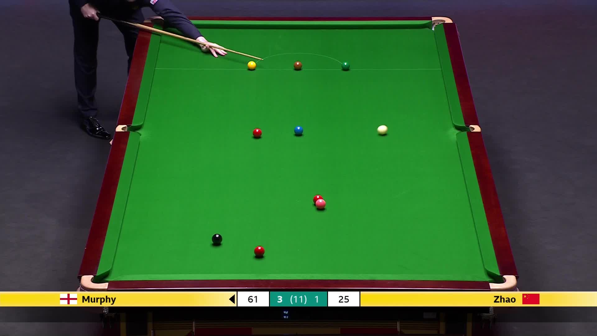 墨菲VS赵心童 2024斯诺克英国锦标赛 第五六局清流