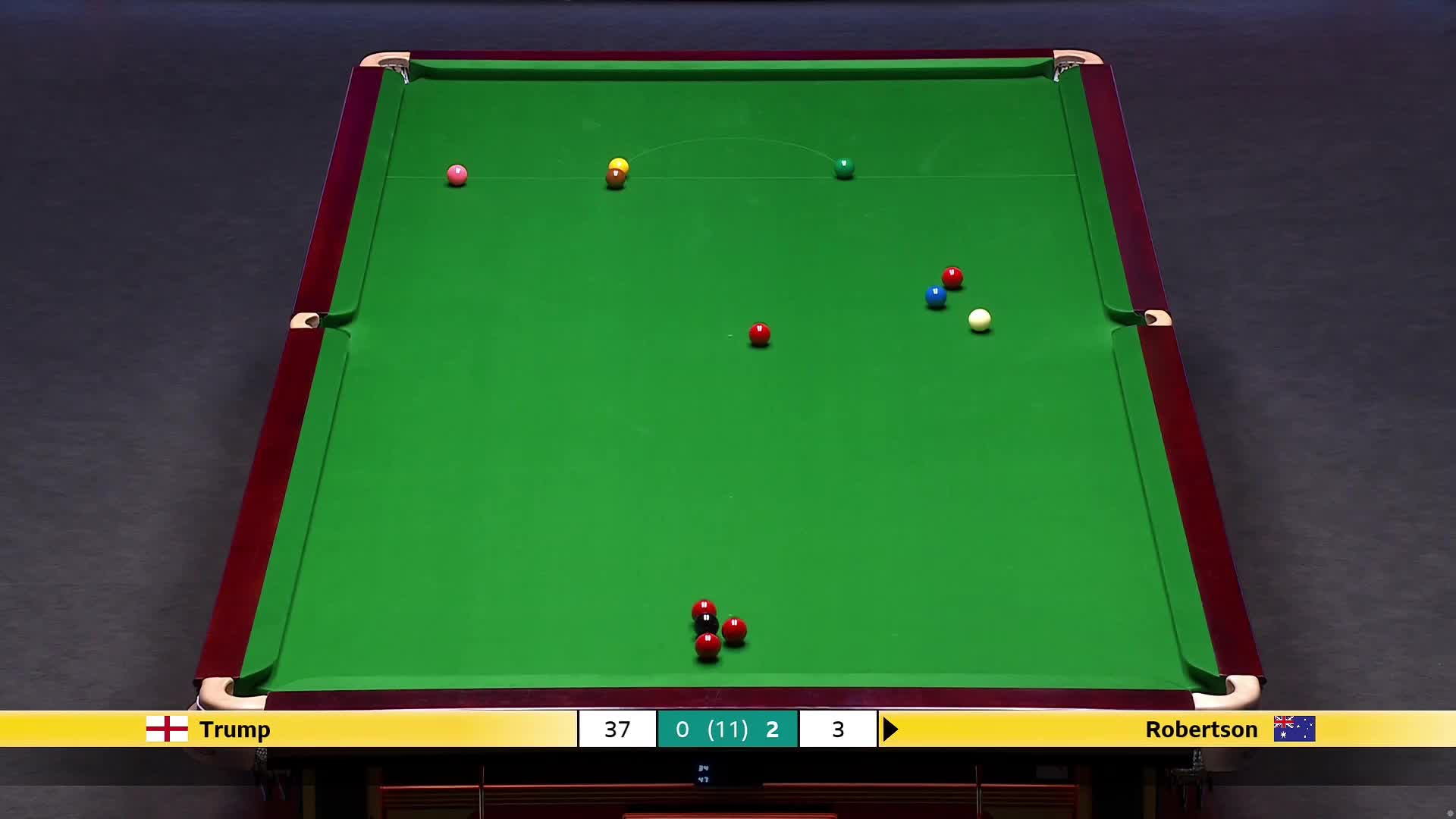 贾德·特鲁姆普VS尼尔·罗伯逊 2024斯诺克英国锦标赛 清流