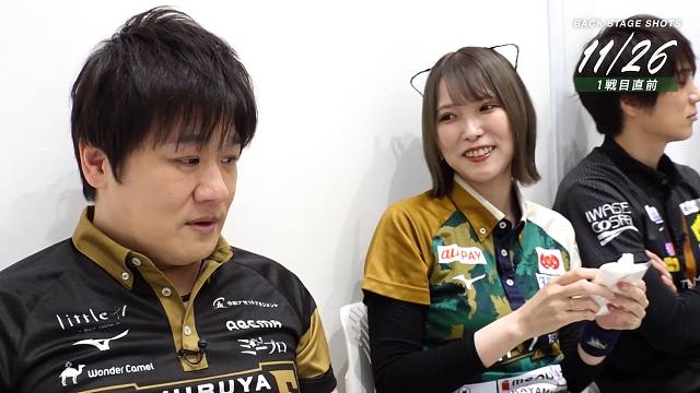 MLeague2024-25赛季11月26日选手后台视角