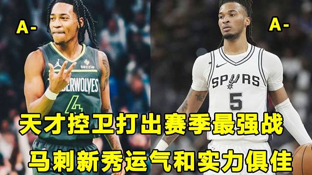 【Terry】终于等到了机会？森林狼新秀"天才控卫"打出最好一战！马刺"城堡哥"实力和运气俱佳！