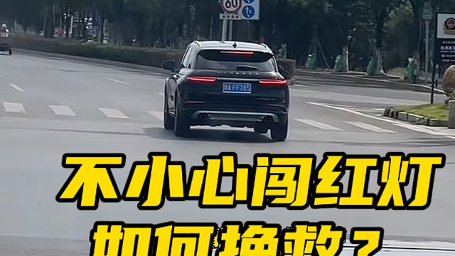 不小心闯了红灯，是该停下，还是继续往前走呢？#汽车知识分享