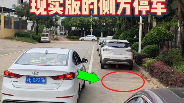 现实版侧方停车，老司机现场演示