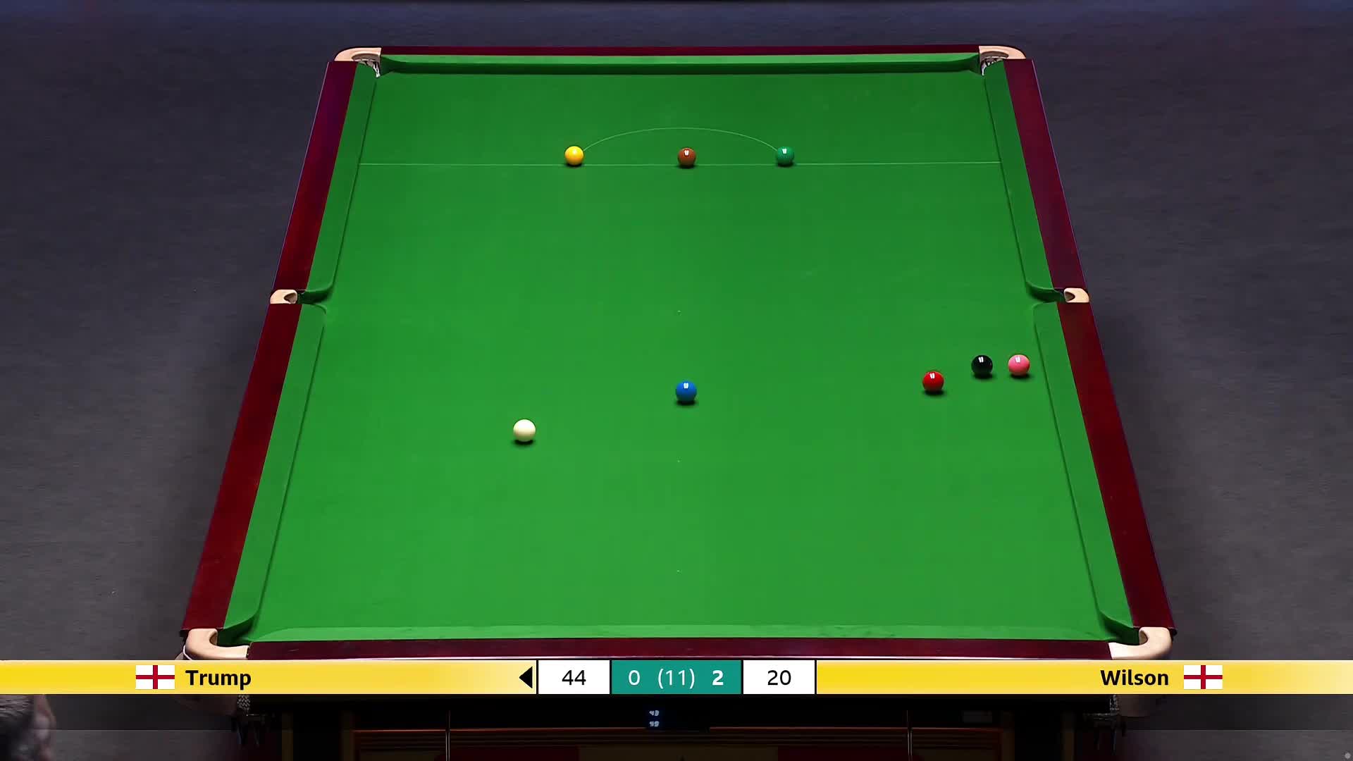 贾德·特鲁姆普VS凯伦·威尔逊 2024斯诺克英国锦标赛 清流