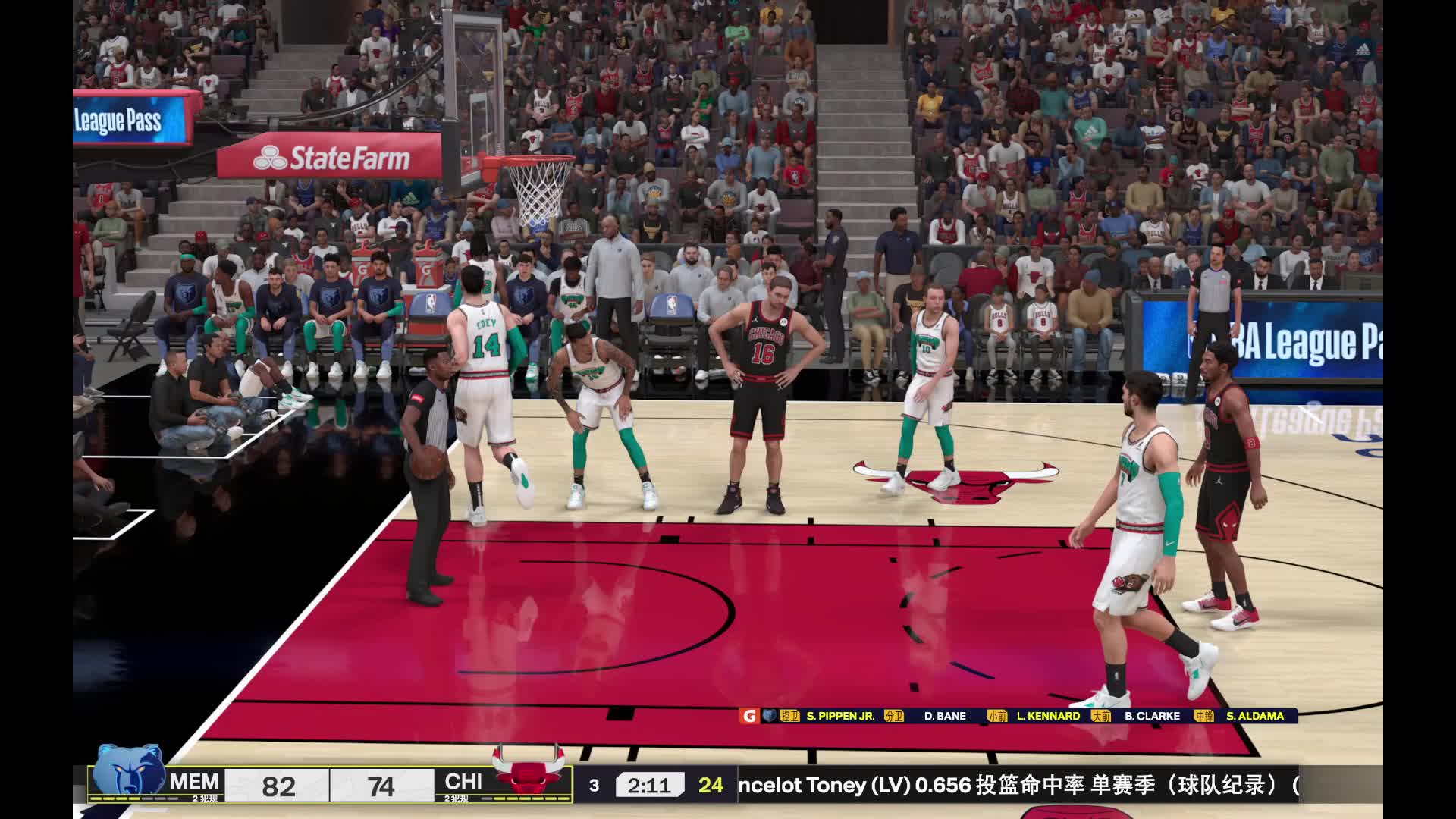 S4赛季-附加赛 灰熊vs公牛 114-118