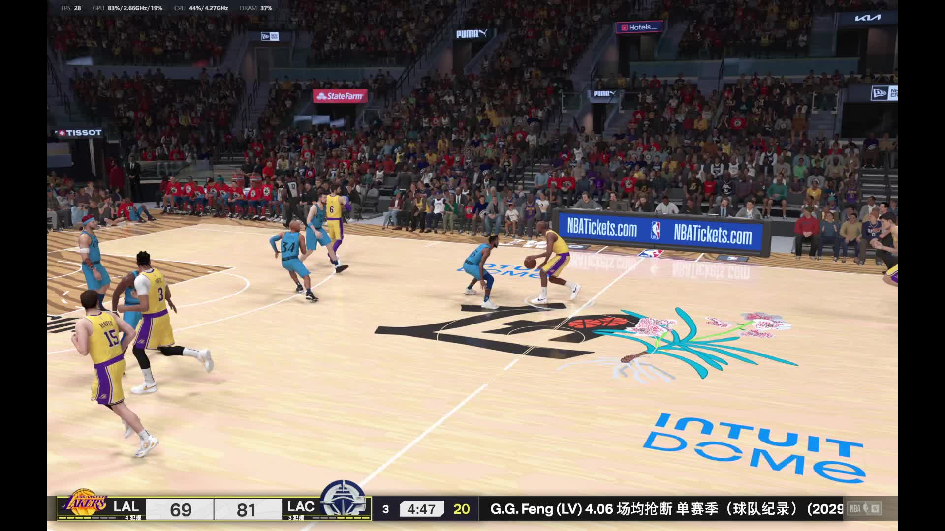 S4赛季-附加赛 湖人vs快船 102-120