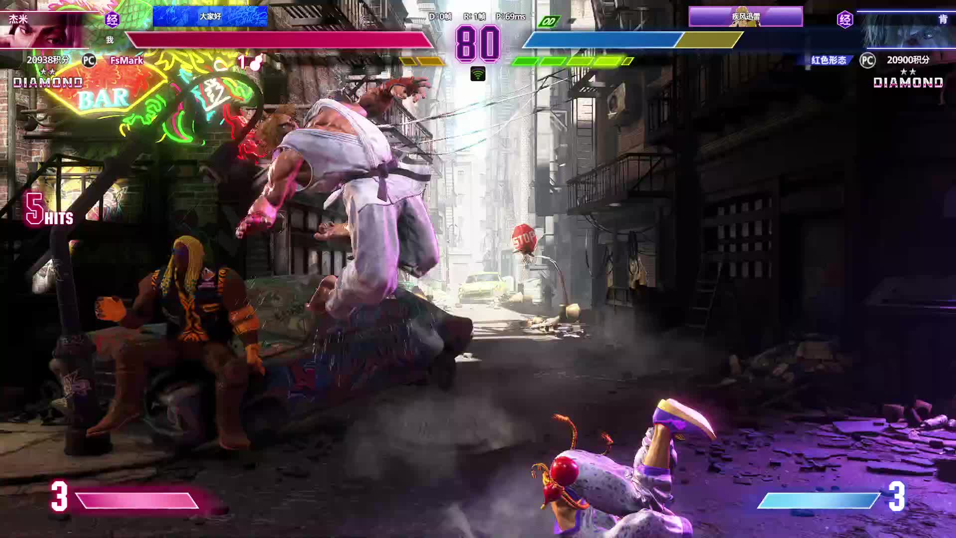 街霸6菜鸟杰米，会赢吗会赢的喝到就算赢。下。