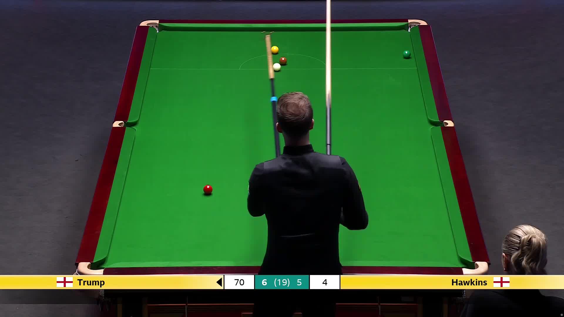 巴里·霍金斯V贾德·特鲁姆普 2024斯诺克英国锦标赛决赛第二阶段 清流