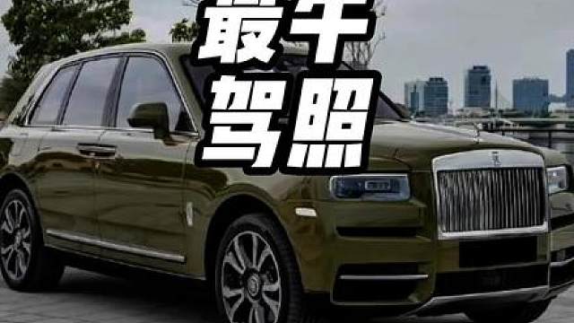 你知道最牛掰的驾照是哪种吗？#驾驶技巧 #考驾照