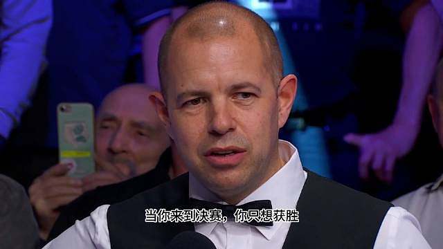 霍金斯亚军感言：“比赛开始前，我不相信自己会打进决赛。我只是输给了当今最出色的球员，他是世界第一，他