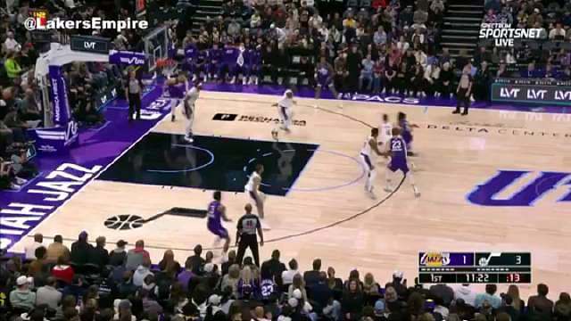 全场集锦｜湖人105-104战胜爵士，没看比赛的朋友可以补一下回放