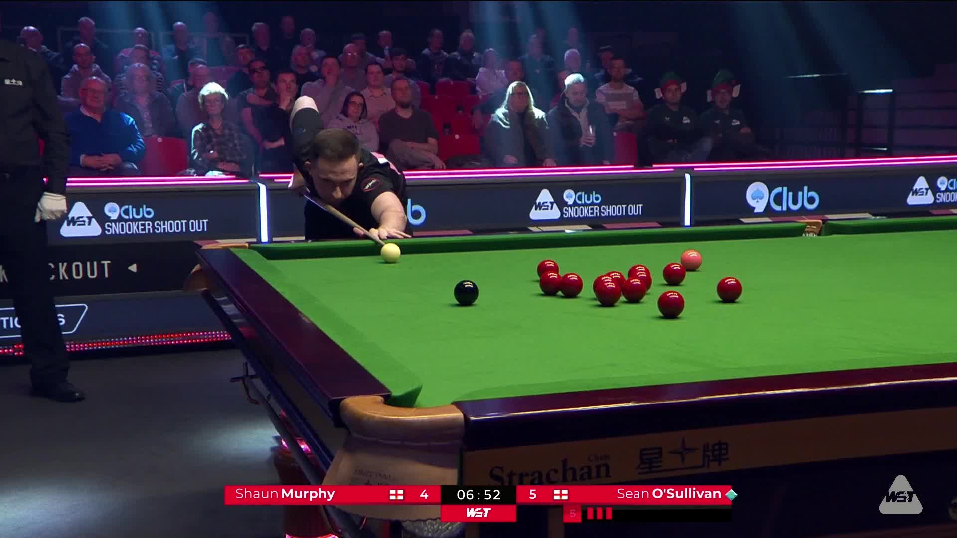 肖恩·墨菲vs希恩·奥沙利文  2024斯诺克单局限时赛