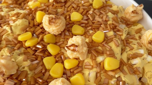 手作球·奶油爆米花｜这就是超绝薄球皮的魅力吗！