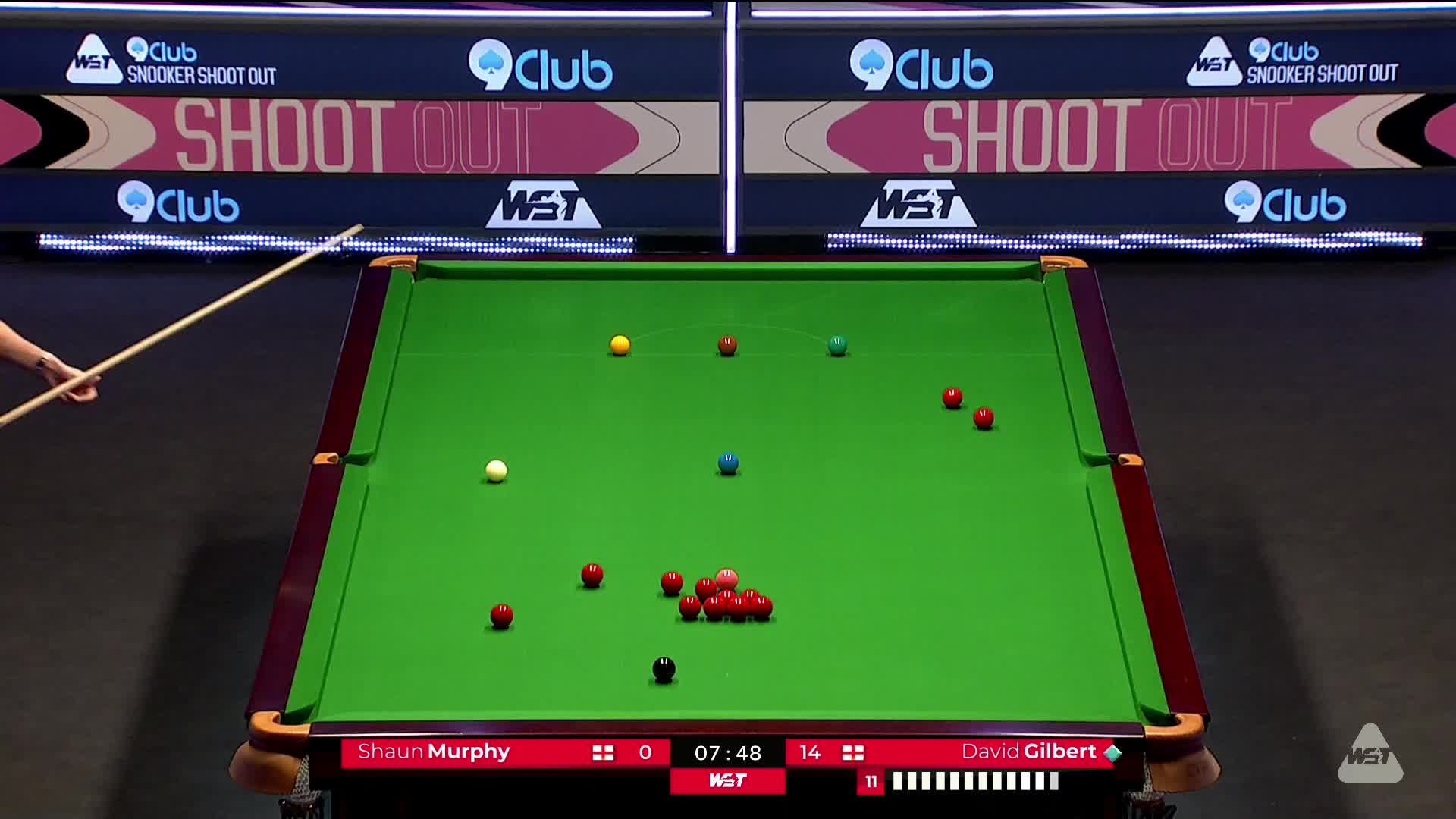 肖恩·墨菲VS大卫·吉尔伯特  2024斯诺克单局限时赛