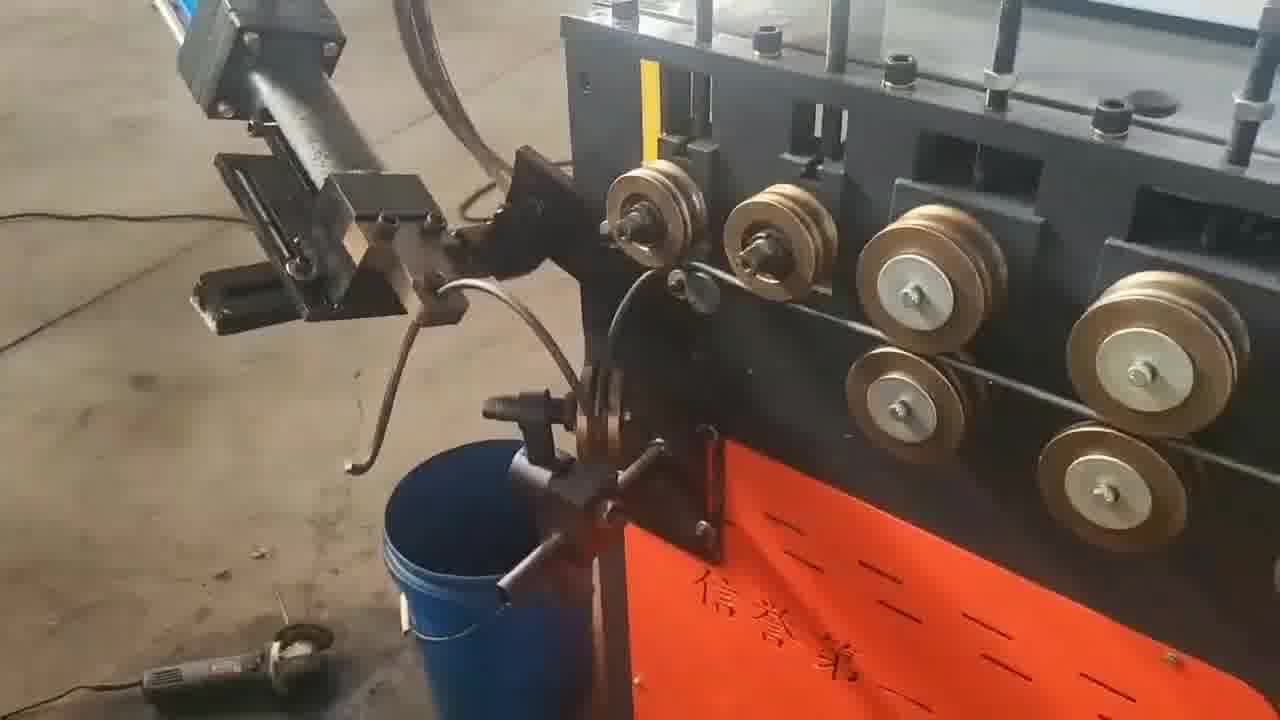 #钢筋打圈机 螺旋筋成型机 扁铁螺纹钢圆钢调直打圈切断一体机 弹簧成型机 #螺旋筋成型机 #