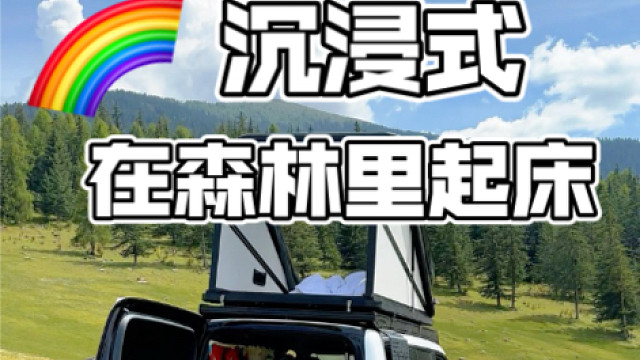 沉浸式床车生活～把车变成任意门#达达有浪的床车生活vlog#户外露营