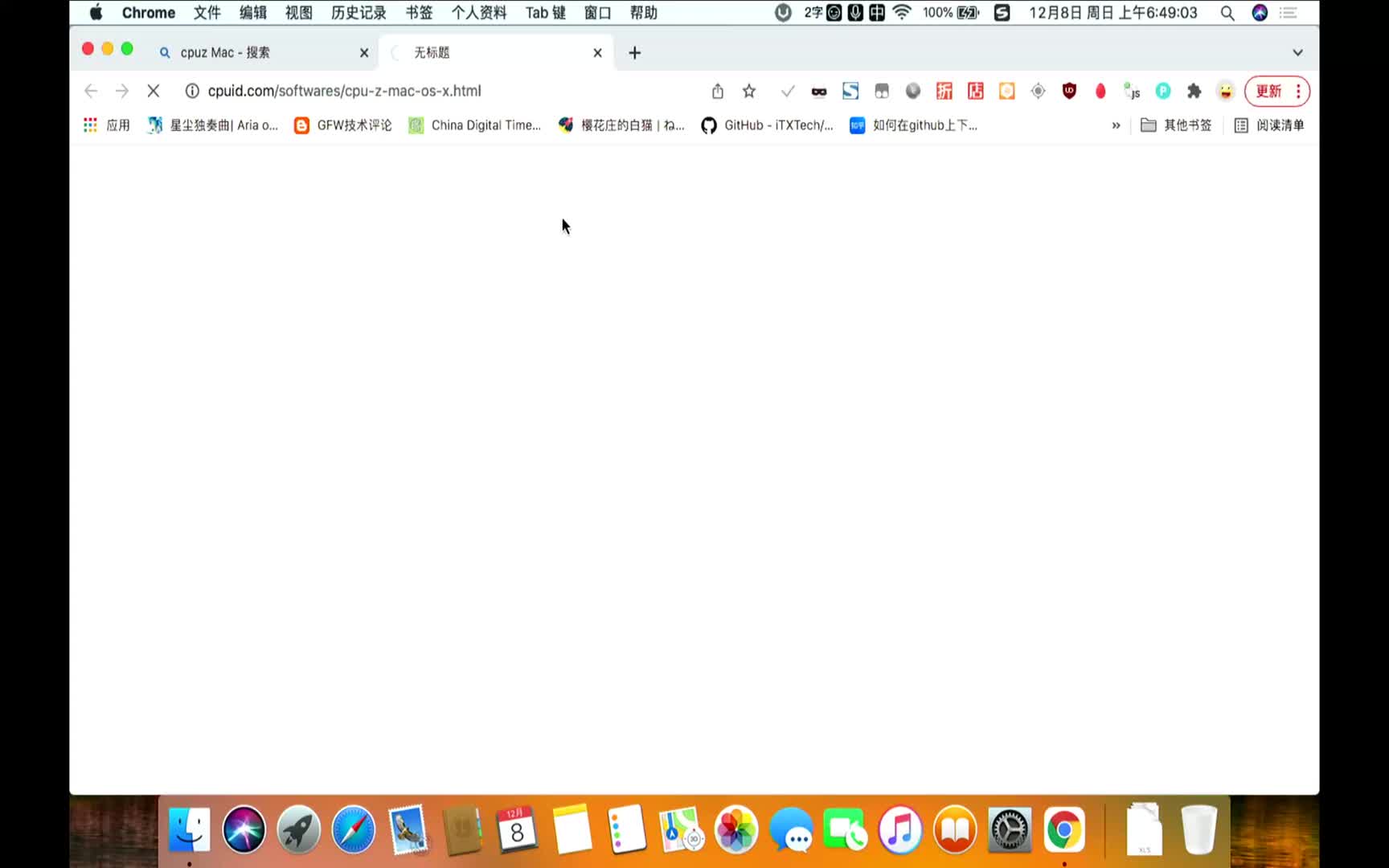 MacBookPro A1278 MAC OS上机跑分（网页版跑分）