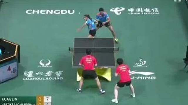 2024年成都世乒赛，中国队以8比0完胜印度队，喜迎两连胜，混合团体赛继续领跑。