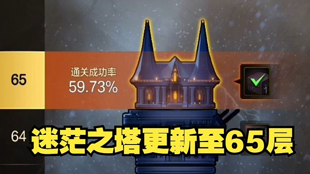 迷茫之塔更新至65层