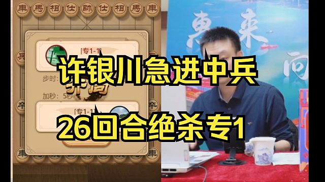 许银川：要赢高手得出奇招，来个急进中兵