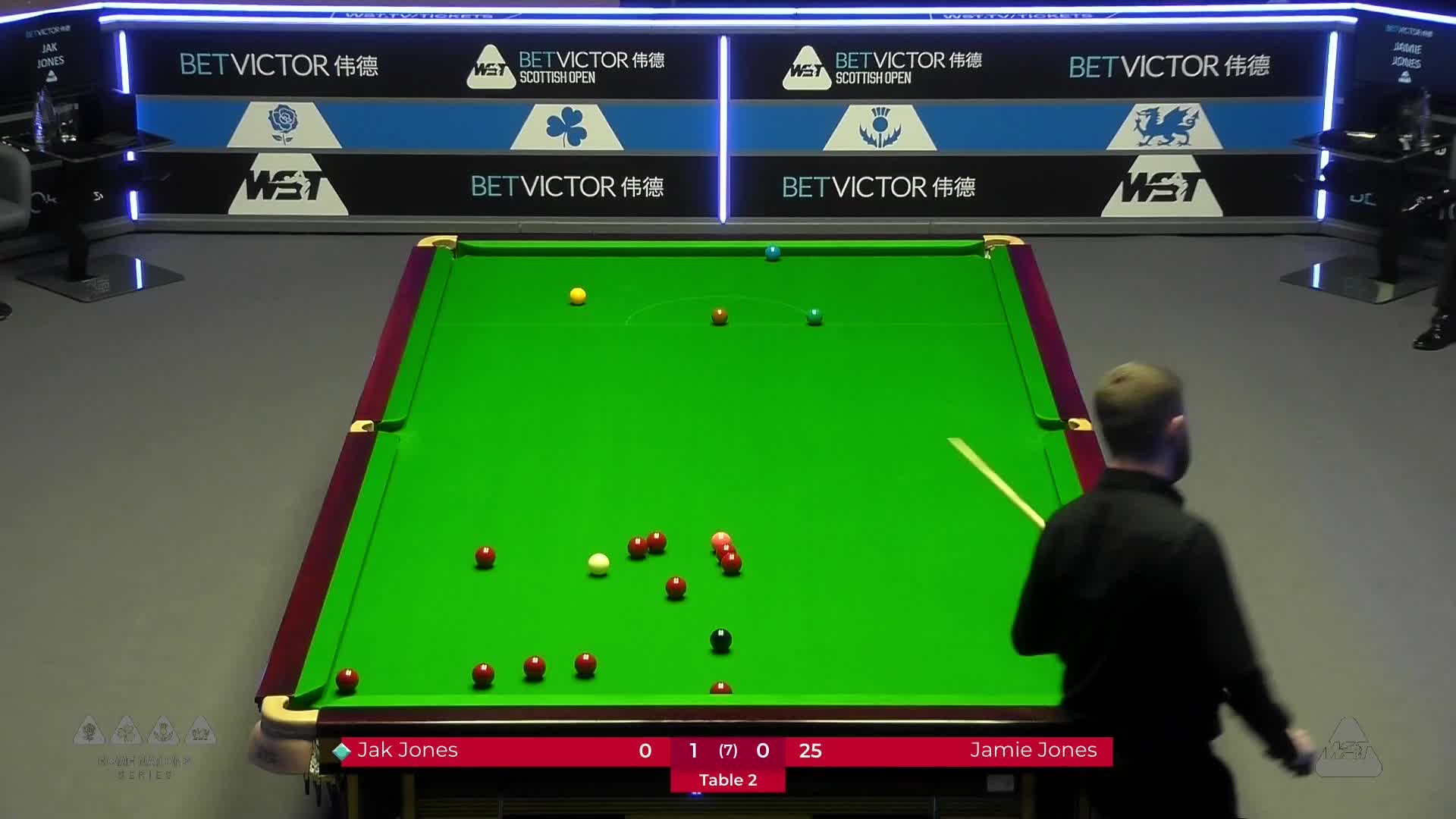 杰克·琼斯VS詹姆·琼斯  2024斯诺克苏格兰公开赛  清流
