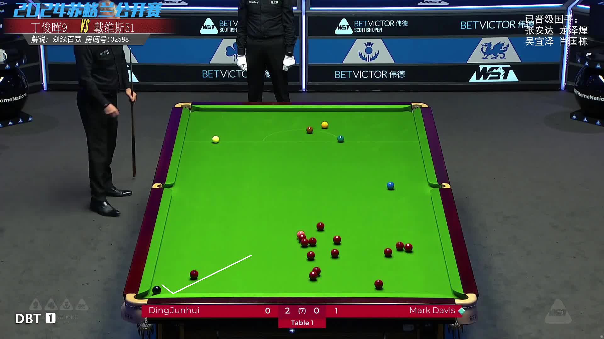 12.11 苏格兰公开赛 丁俊晖VS戴维斯 百嘉解说