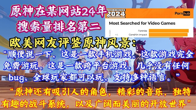 “原神就像一幅精美的画”欧美网友评鉴原神：“在我多年的游戏生涯中，这是唯一一个为我提供如此高质量内容