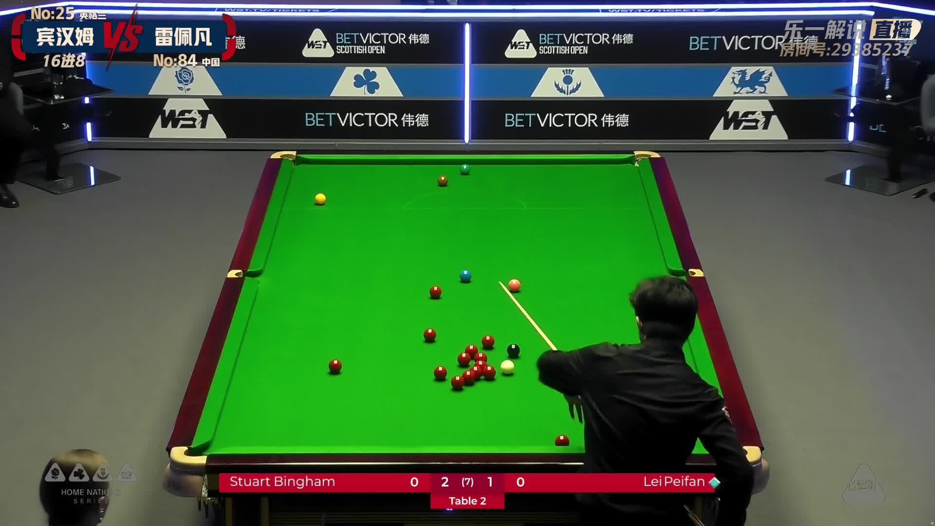 雷佩凡VS斯图尔特·宾汉姆 2024斯诺克苏格兰公开赛 乐一解说