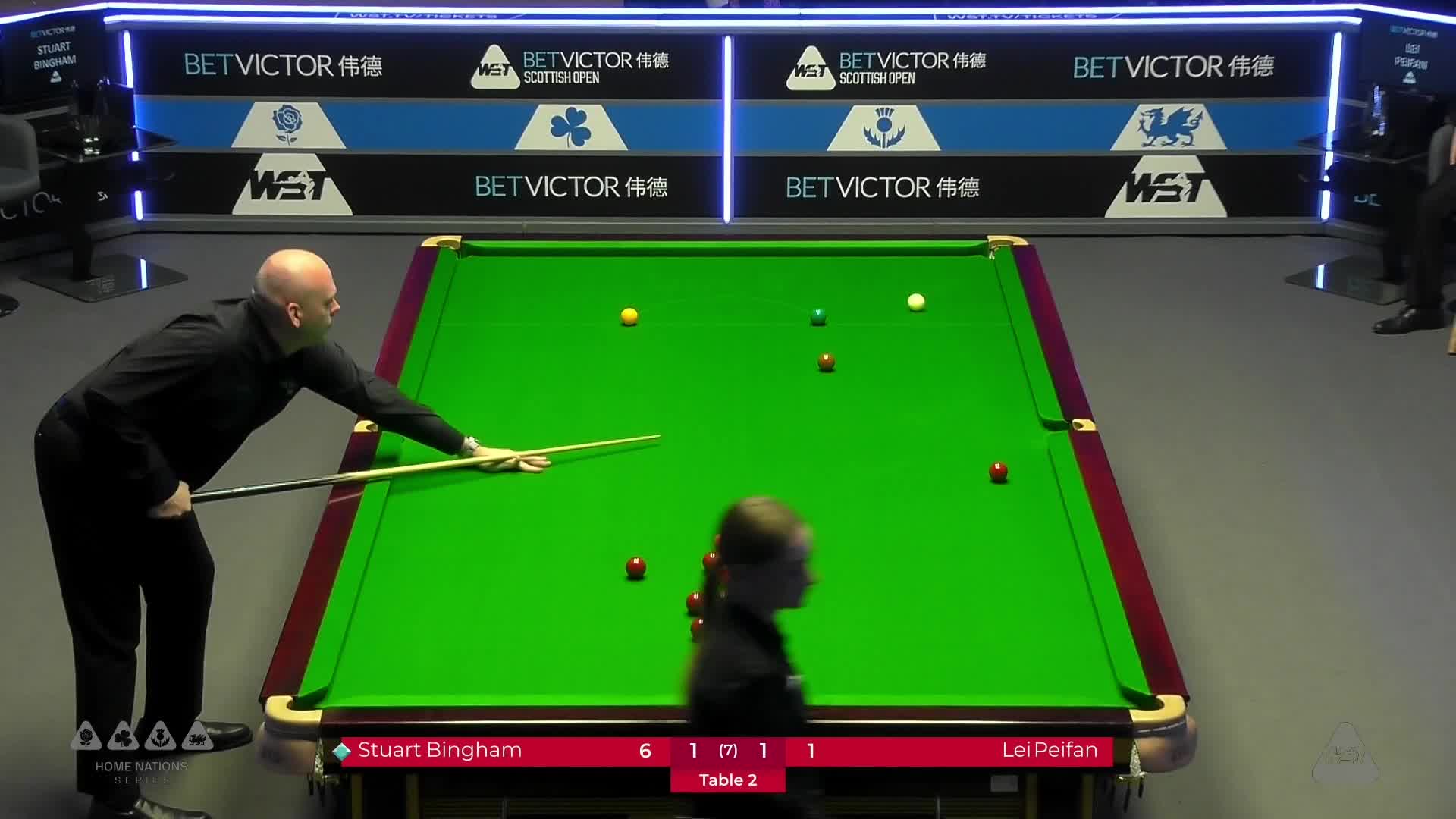 雷佩凡VS斯图尔特·宾汉姆 2024斯诺克苏格兰公开赛 清流