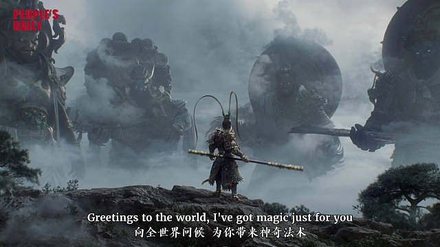 【超燃！】中国游戏《黑神话：悟空》在2024游戏大奖（TGA）上获得最佳动作游戏奖、玩家之声奖。这款