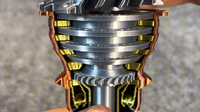 拼装款涡扇模型摆件