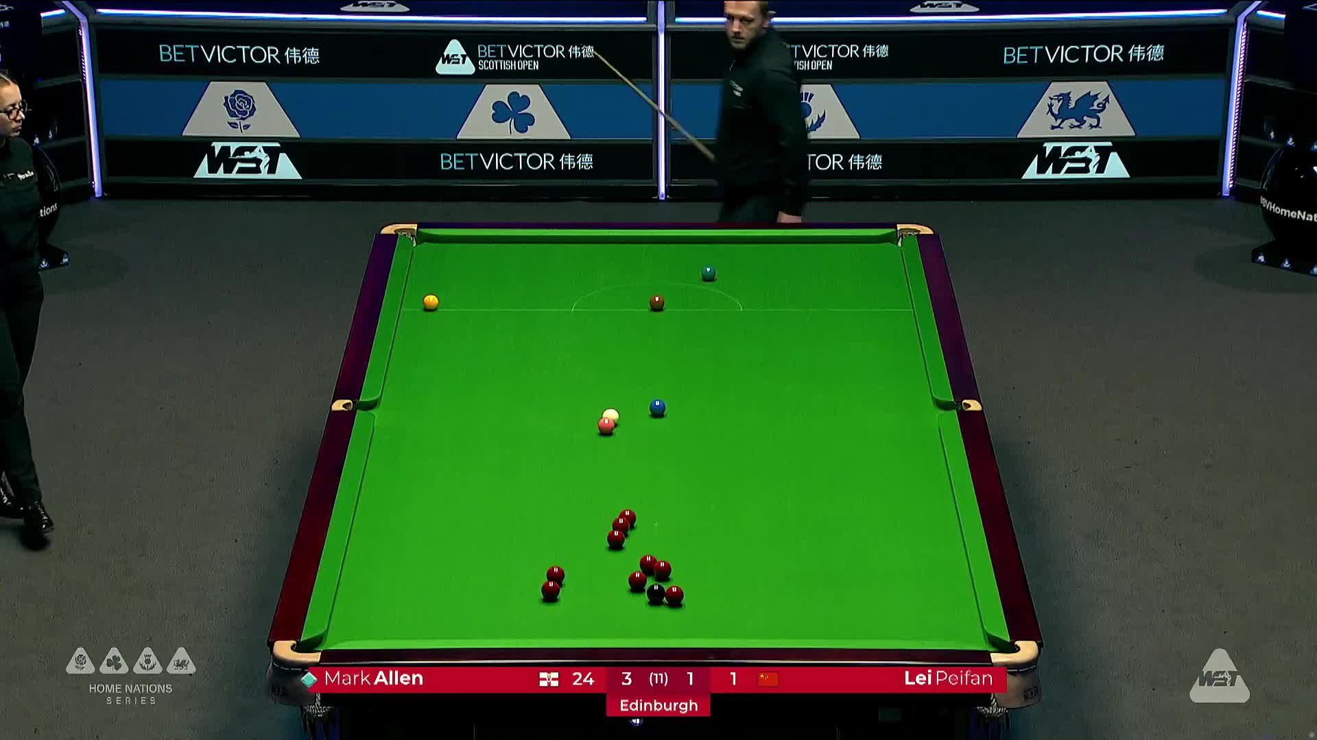 雷佩凡VS马克·艾伦 2024斯诺克苏格兰公开赛 清流