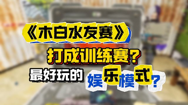 CODM最好玩的娱乐模式？水友赛打成训练赛的强度？！【木白的水友赛】