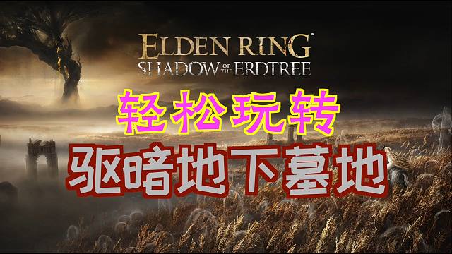 「艾尔登法环DLC：黄金树幽影」轻松玩转“驱暗地下墓地”（绿琥珀链坠+3、“死骑士”4件套装、大朵灵