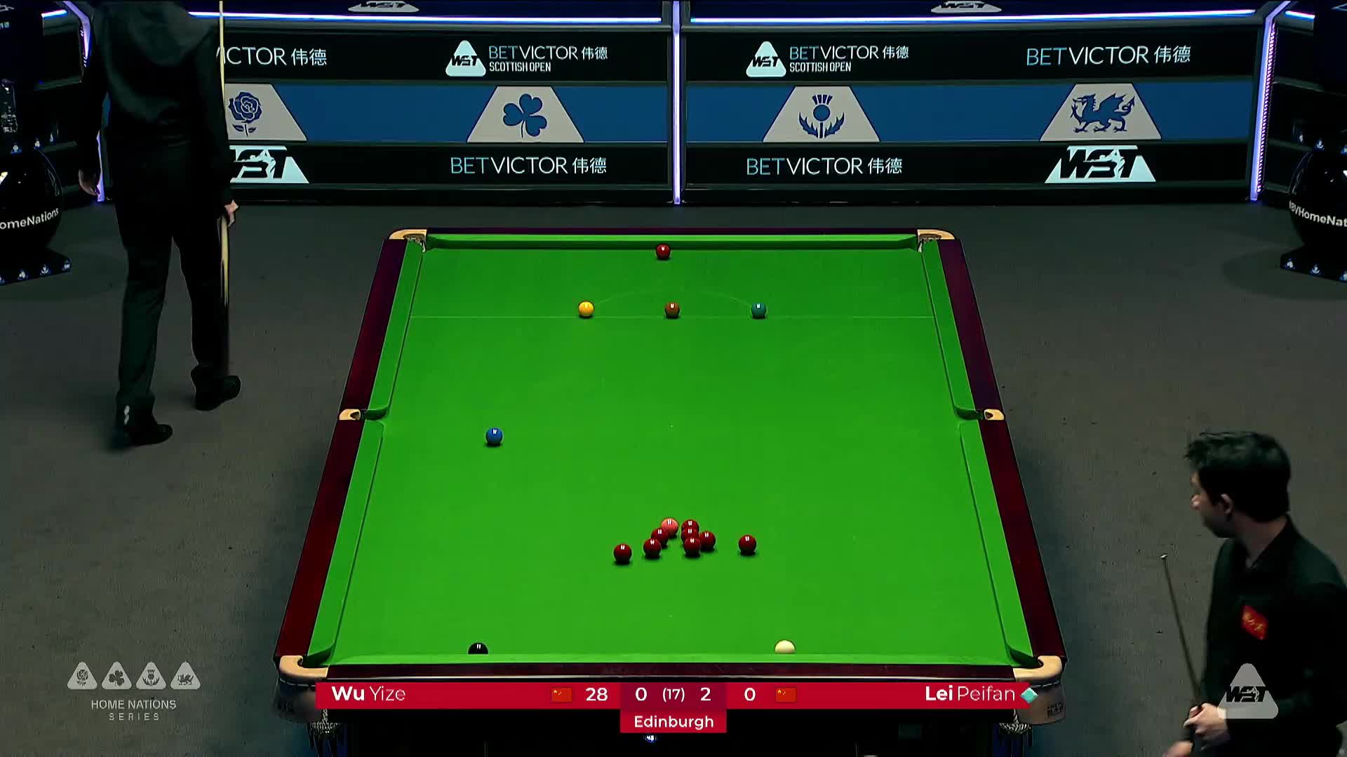 吴宜泽VS雷佩凡 2024斯诺克苏格兰公开赛决赛 第一阶段 清流