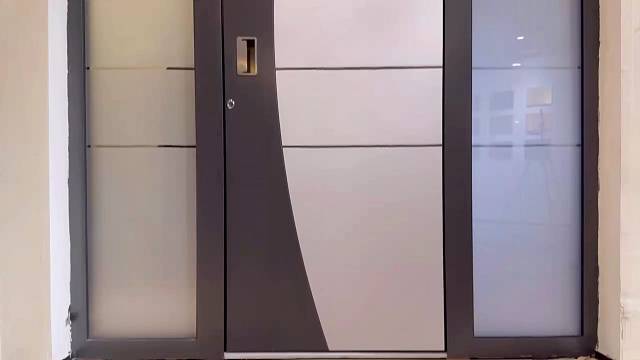 开启时尚空间的艺术之门#TINNO帝诺系统入户门#别墅门#系统门#偏轴门#苏州