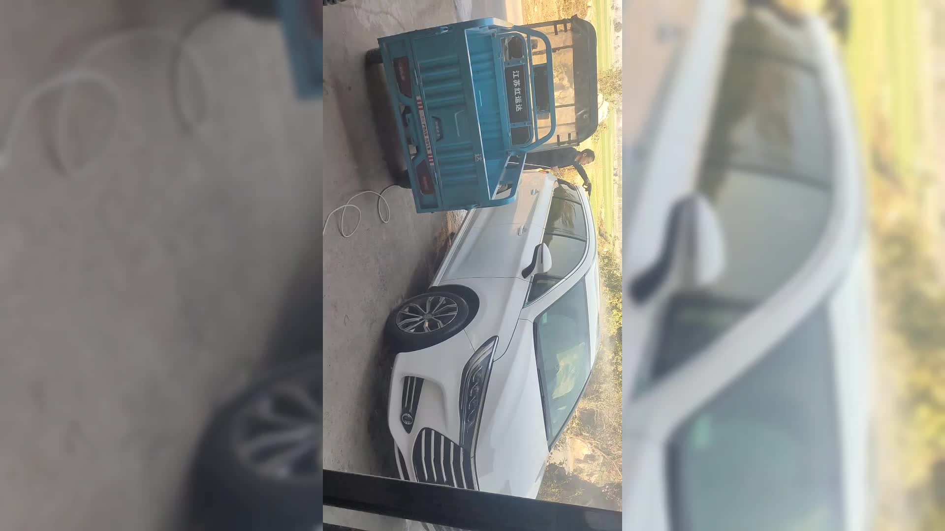 买了一台洗车机压力太猛！水枪有些拿不住！送了超多东西！