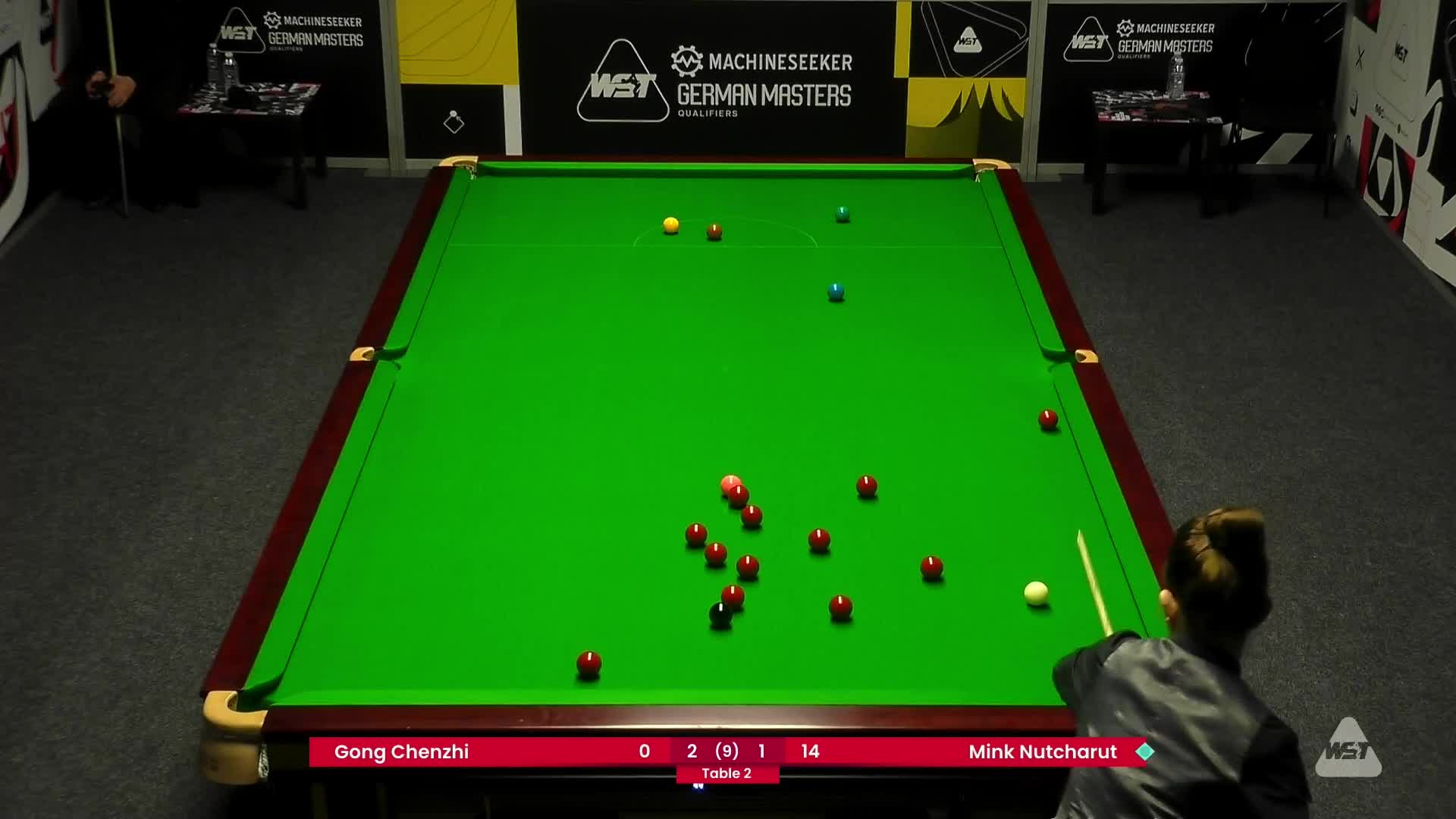 巩晨智VS名克·努查鲁特 2025斯诺克德国大师赛资格赛  清流