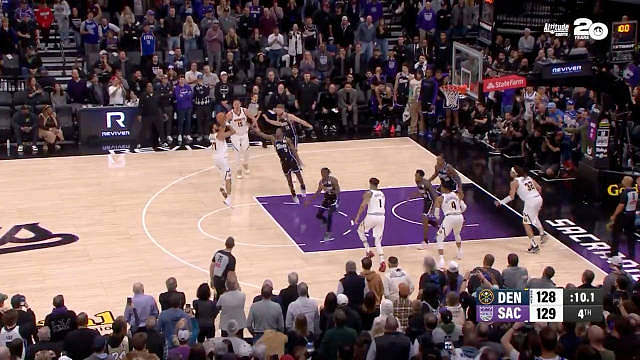 关键时刻真不手软啊！！贾马尔穆雷急停中投准绝杀国王！！这场剧情真的太起伏了！！