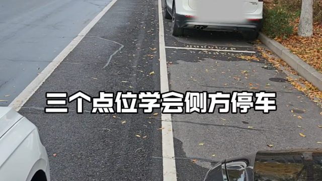 侧方停车，3个点位，新手一看就会