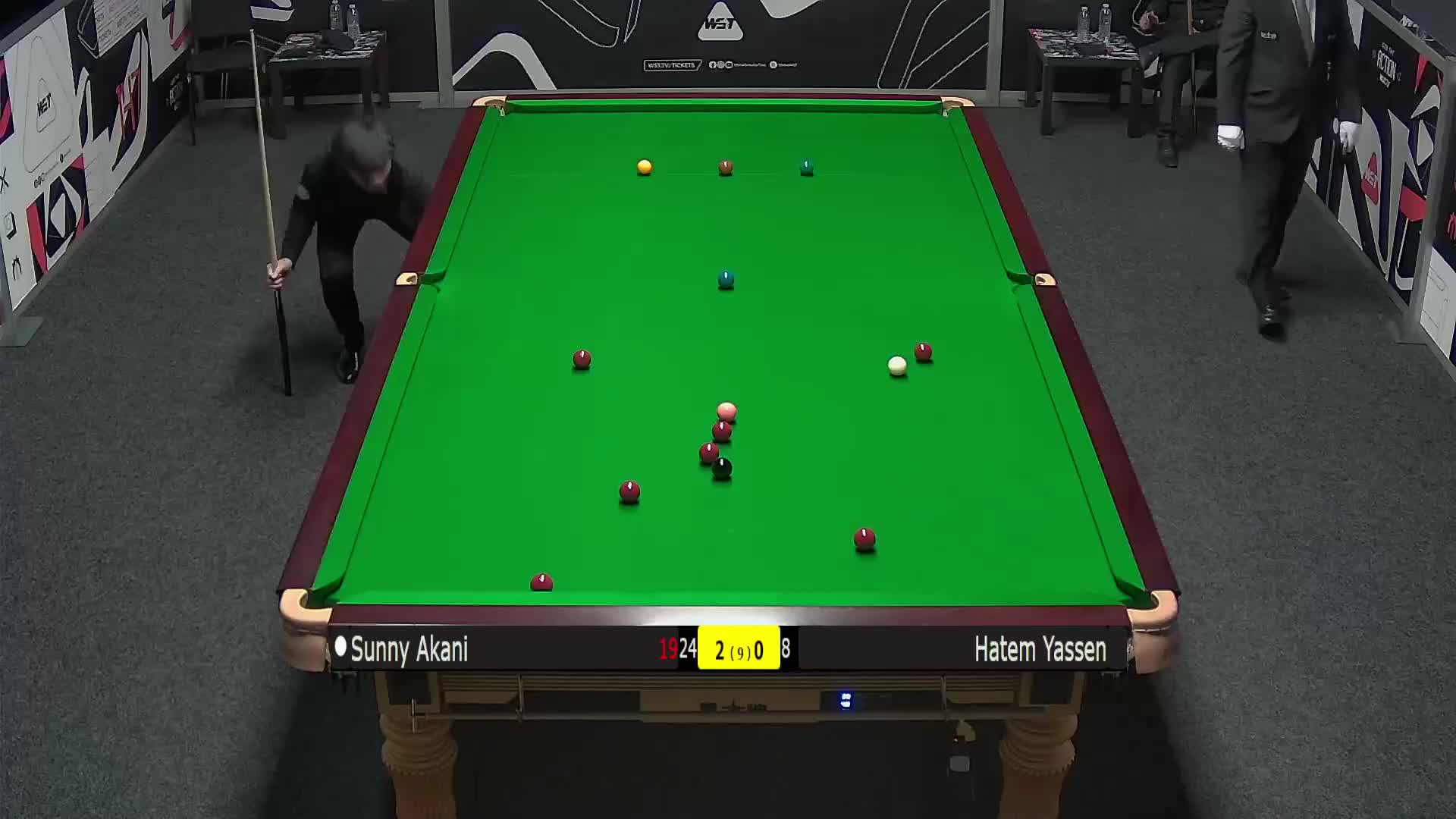 阿卡尼·宋沙瓦VS哈特姆·亚森2025斯诺克德国大师赛资格赛  清流