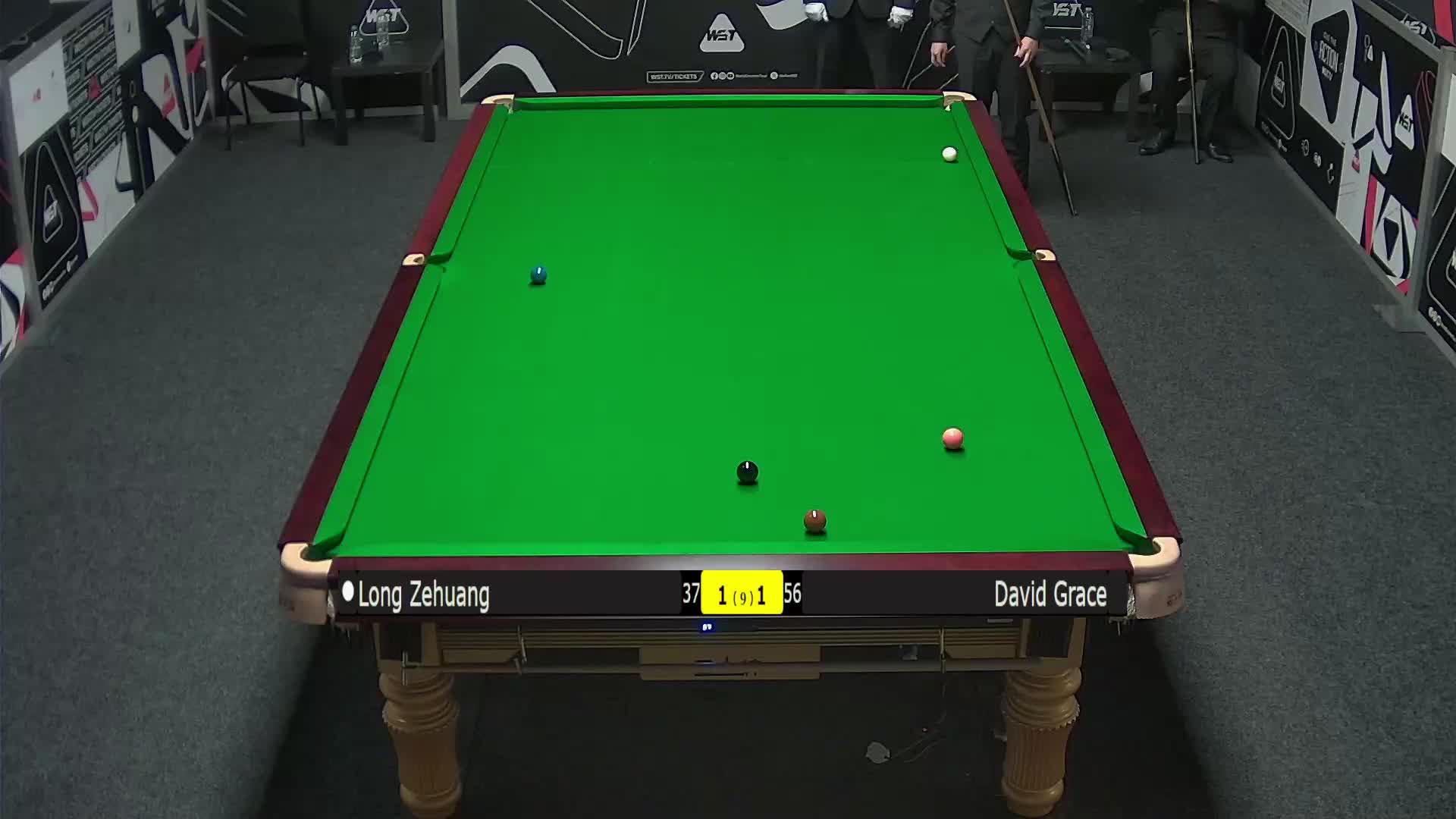 龙泽煌VS大卫·格雷斯 2025斯诺克德国大师赛资格赛  清流