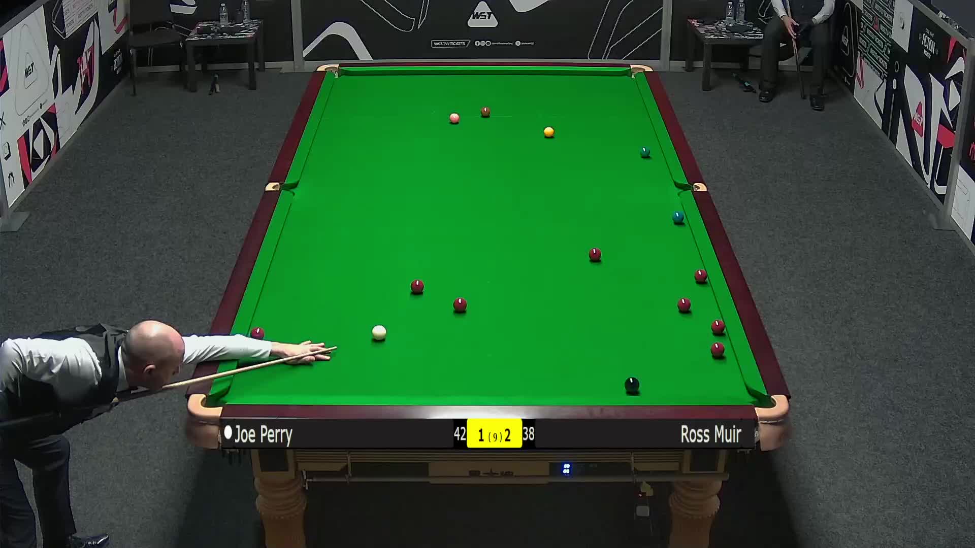 乔·佩里VS罗斯·缪尔 2025斯诺克德国大师赛资格赛  清流