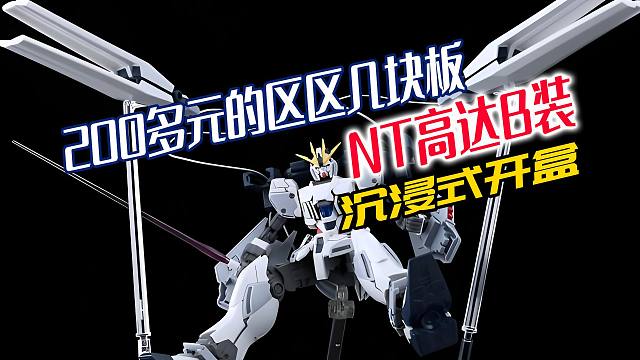 200多元的区区几块板，NT高达B装!沉浸式开盒！