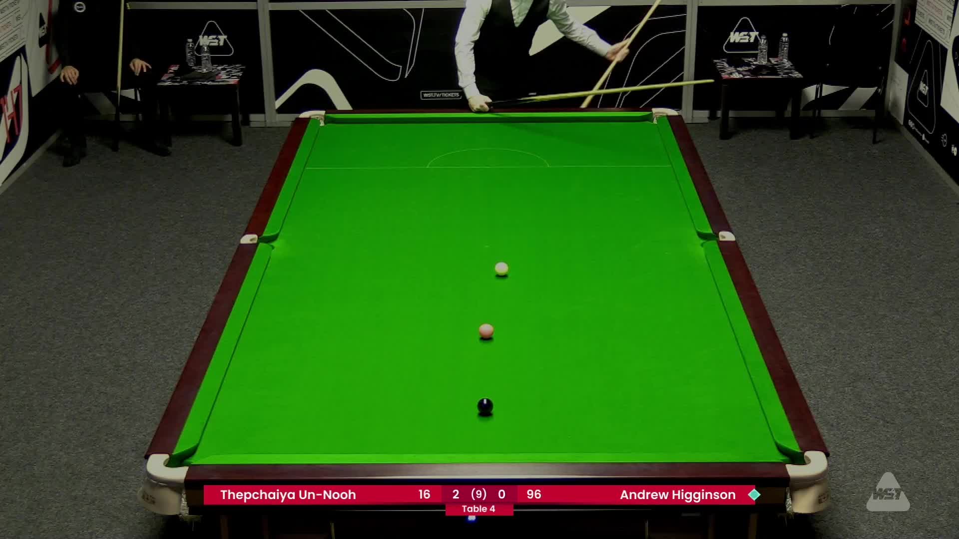 塔猜亚·乌诺VS安德鲁·希金森 2025斯诺克世界公开赛资格赛  清流