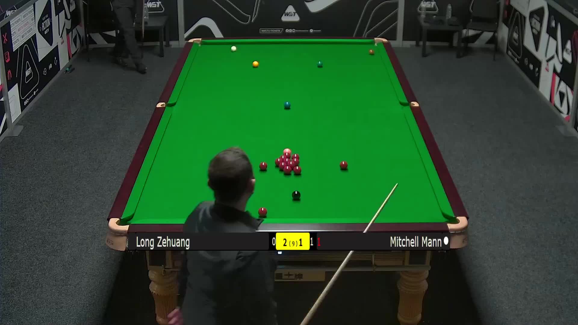 龙泽煌VS米切尔·曼恩 2025斯诺克世界公开赛资格赛  清流