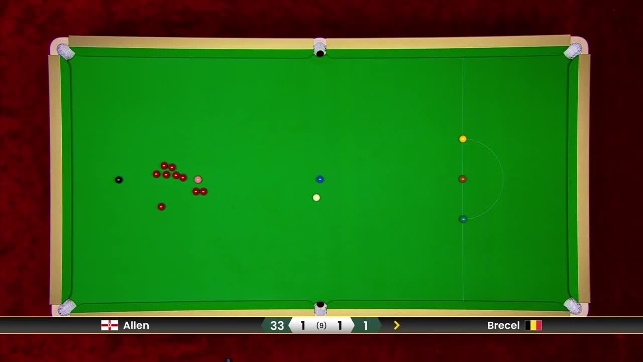 马克·艾伦VS卢卡·布雷切尔 2024利雅得狂欢季斯诺克锦标赛 清流