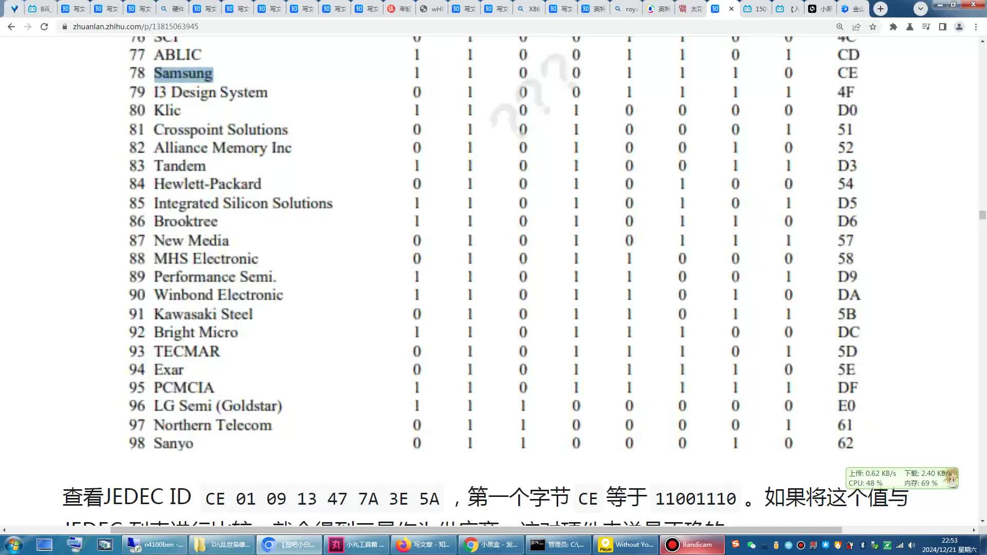 【图吧小白教程】JEDEC制造商ID查询（DRAM VENDOR ID）